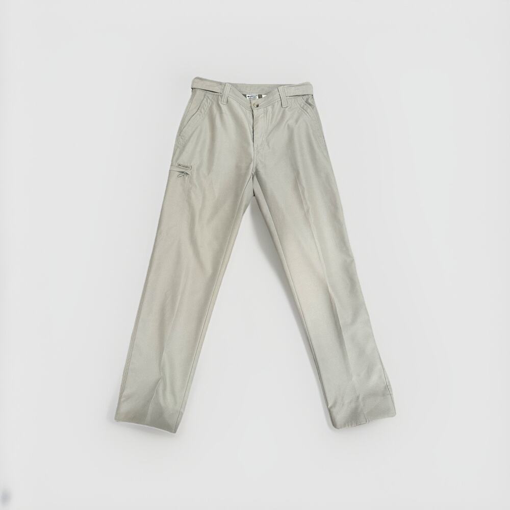 Columbia Women’s Size 4 Pants Hiking Outdoor Trail Khaki Tan Straight Leg AL8131
